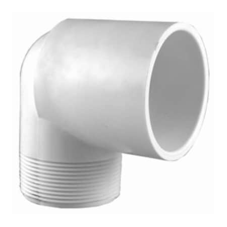 Charlotte Pipe And Foundry 2 WHT 90 DEG St Elbow PVC 02306 1600HA